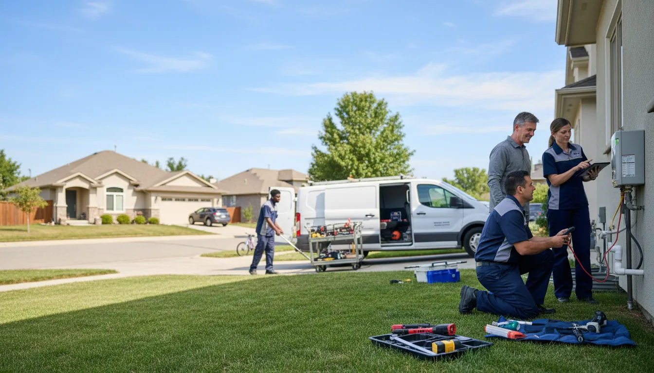 Tankless water heater service in Pasadena, TX